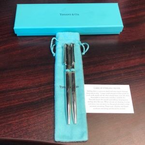 Sterling silver T-Clip Ballpoint pen